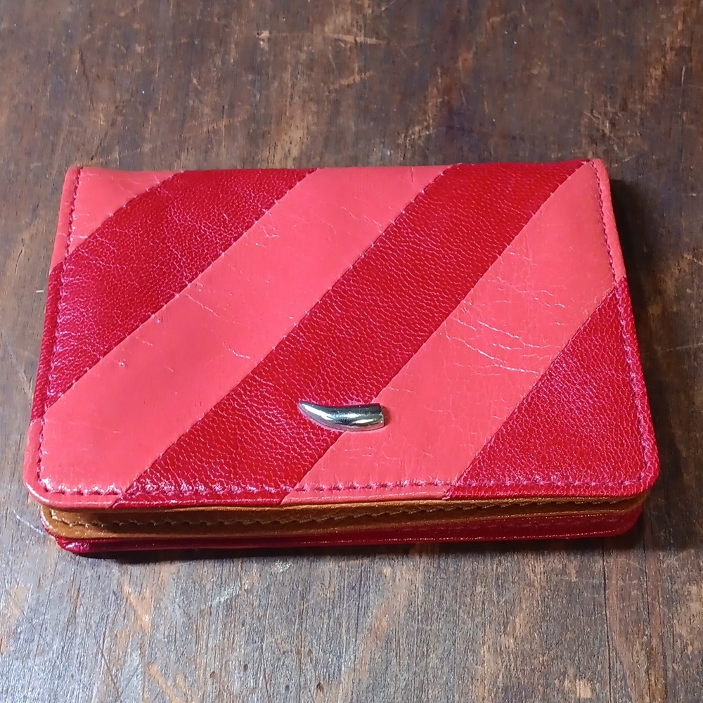 Tusk Vintage Leather Credit Card Photo Wallet